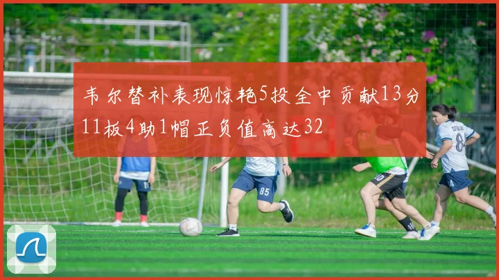 韦尔替补表现惊艳5投全中贡献13分11板4助1帽正负值高达32